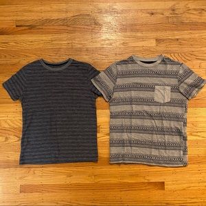 Lot of 2 patterned shirts size medium